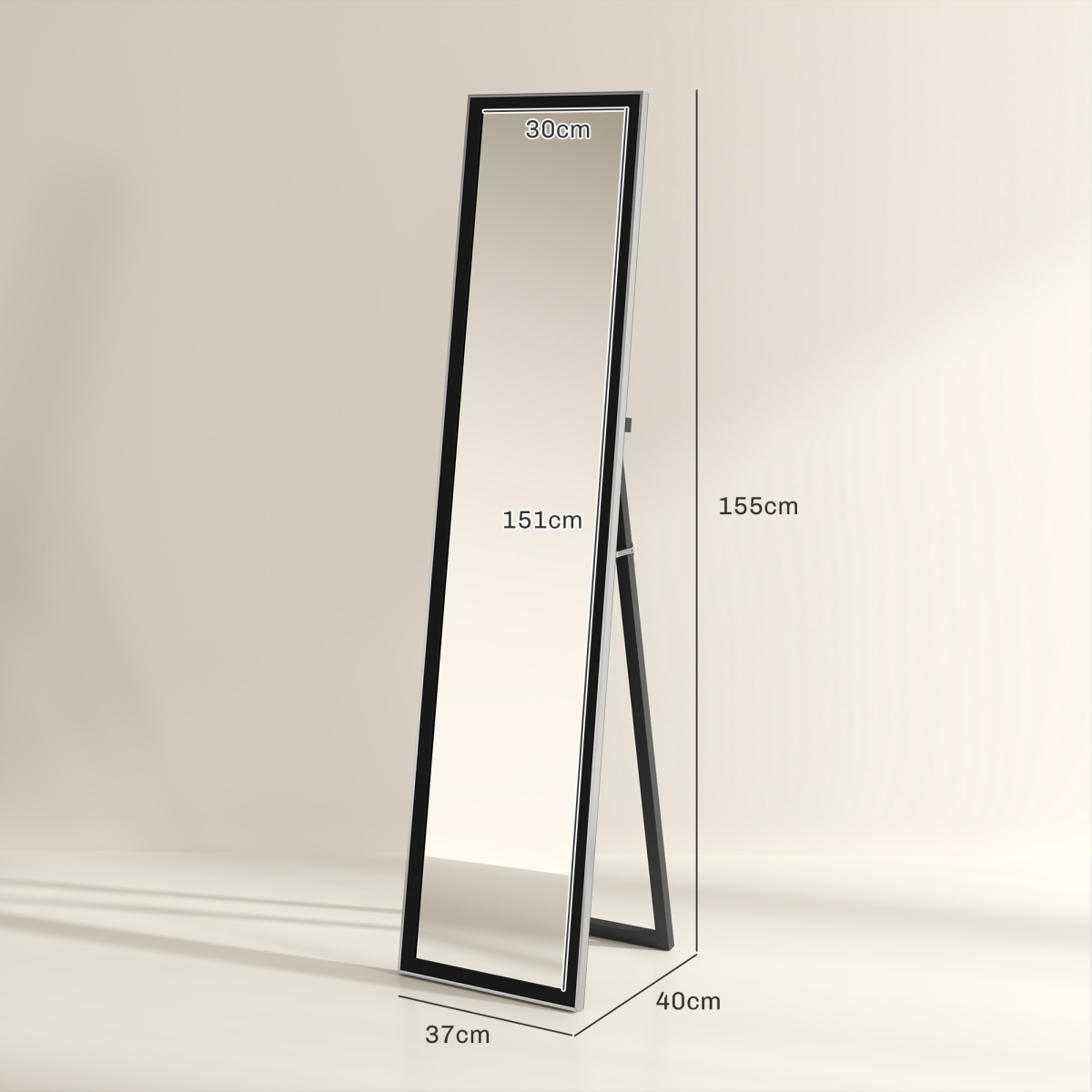 cortex-london-windsor-black-full-length-floor-mirror