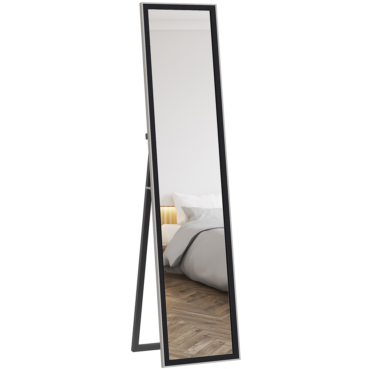 cortex-london-windsor-black-full-length-floor-mirror