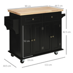 cortex-london-york-rolling-kitchen-island-cart-rubberwood-top-black