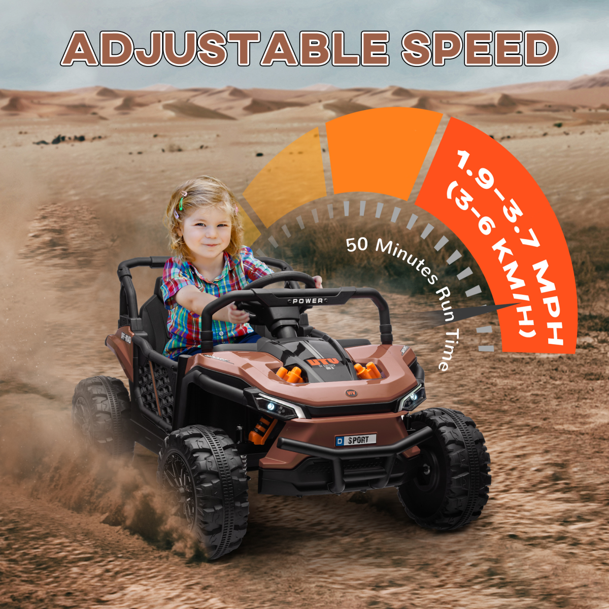 cortex-london-windsor-12v-kids-electric-ride-on-truck-brown