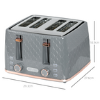 cortex-london-windsor-four-slot-1600w-honeycomb-toaster-black