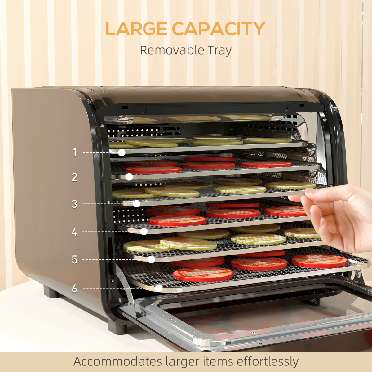 cortex-london-windsor-six-tray-food-dehydrator-black