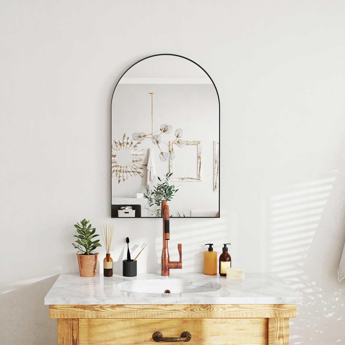 cortex-london-windsor-arch-bathroom-mirror-black-steel-frame