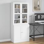 cortex-london-windsor-modern-grey-glass-door-bookcase-storage-cabinet-mdf-tempered-glass