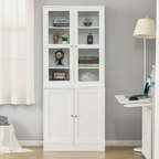 cortex-london-windsor-modern-grey-glass-door-bookcase-storage-cabinet-mdf-tempered-glass