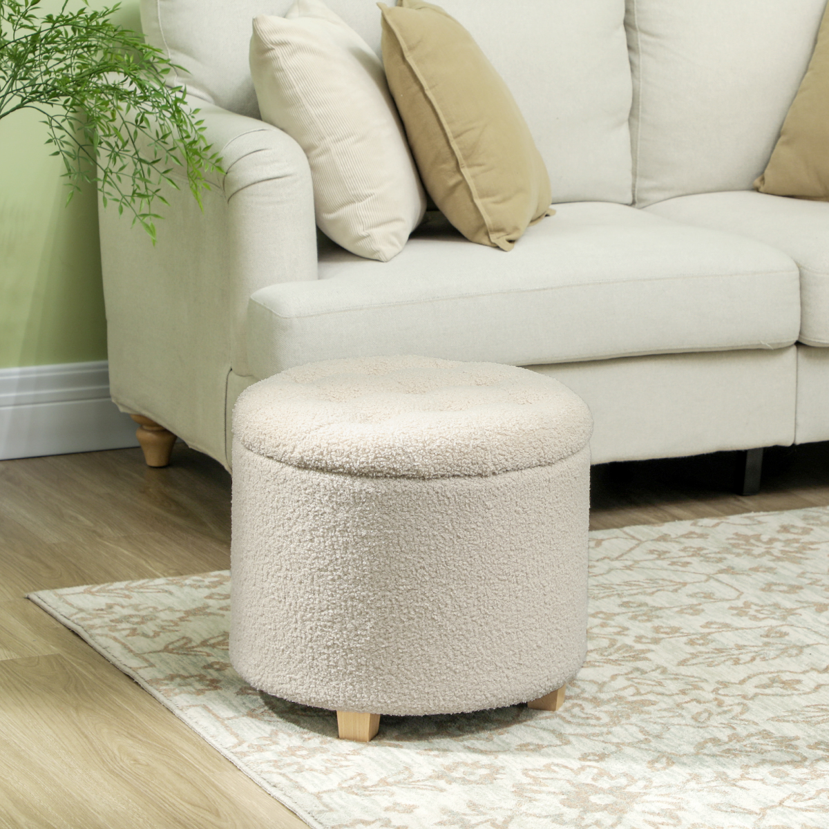 cortex-london-kensington-blue-teddy-fleece-storage-ottoman