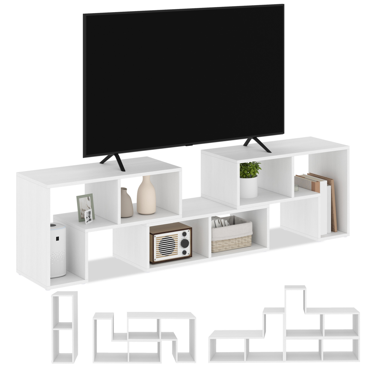 cortex-london-york-extendable-tv-unit-black-wood-grain-for-tvs-up-to-75-inches