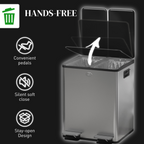 cortex-london-westminster-dual-kitchen-recycling-pedal-bin-2-x-20l-black
