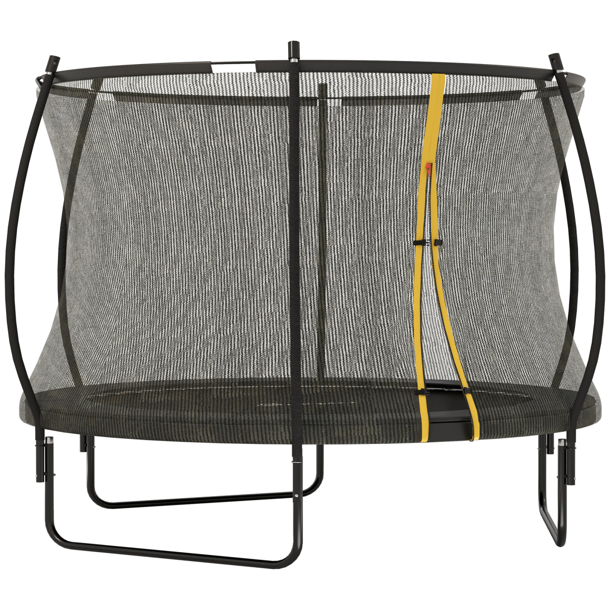 cortex-london-windsor-8ft-trampoline-with-safety-enclosure-net-black
