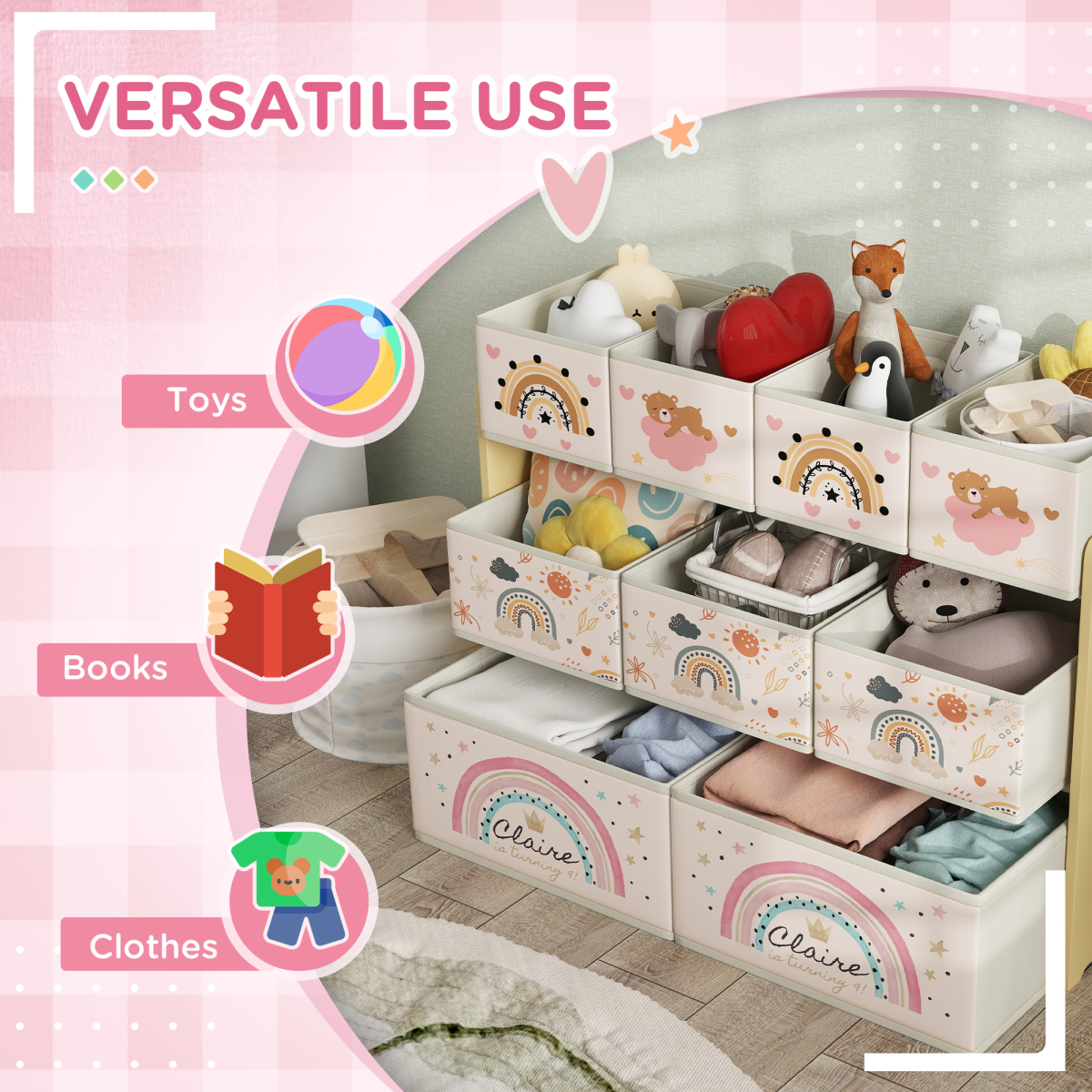 cortex-london-windsor-rainbow-toy-organiser-shelf-9-storage-boxes-yellow