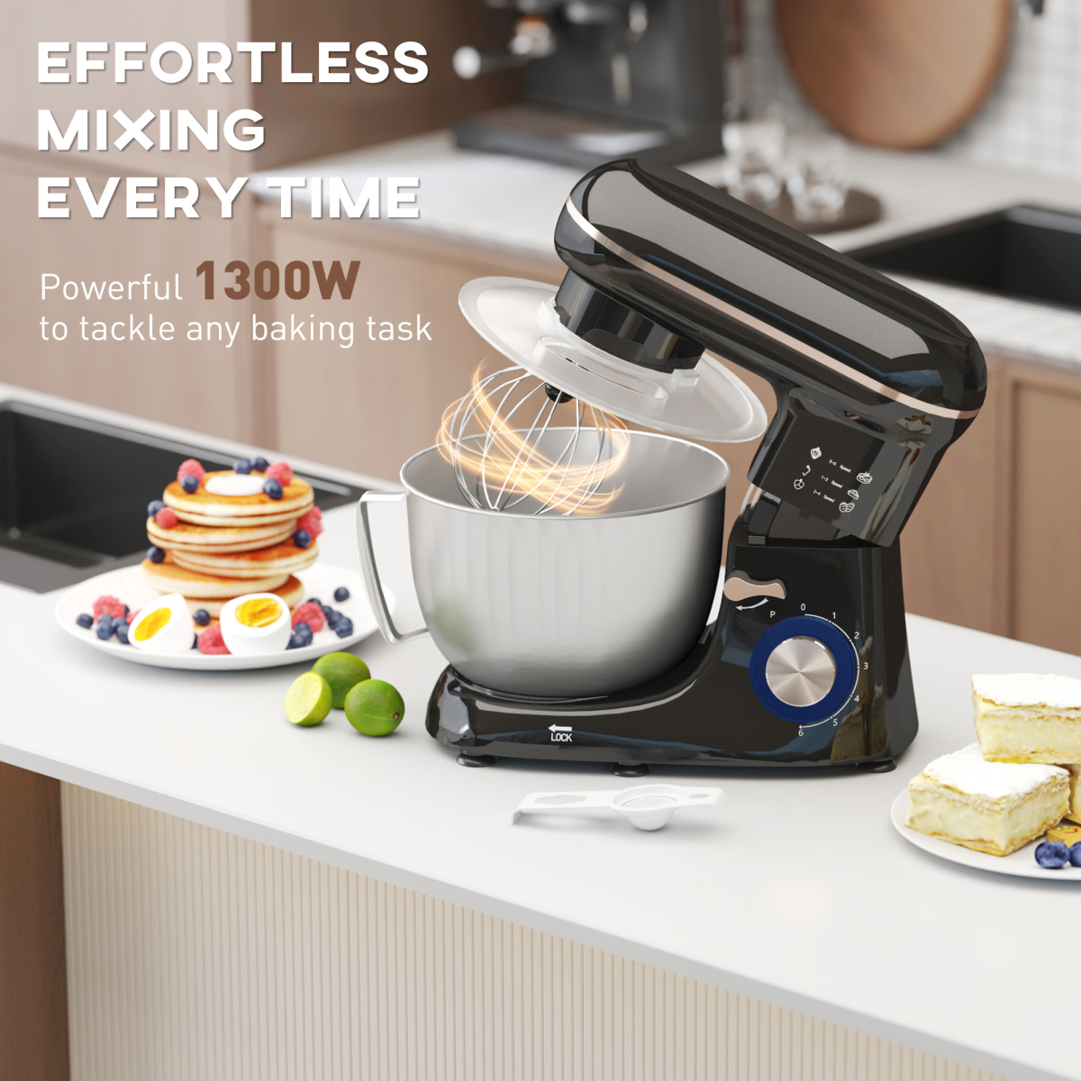 cortex-london-windsor-1300w-stand-mixer-4-5l-black-silver-tone