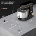 cortex-london-windsor-1300w-stand-mixer-4-5l-black-silver-tone