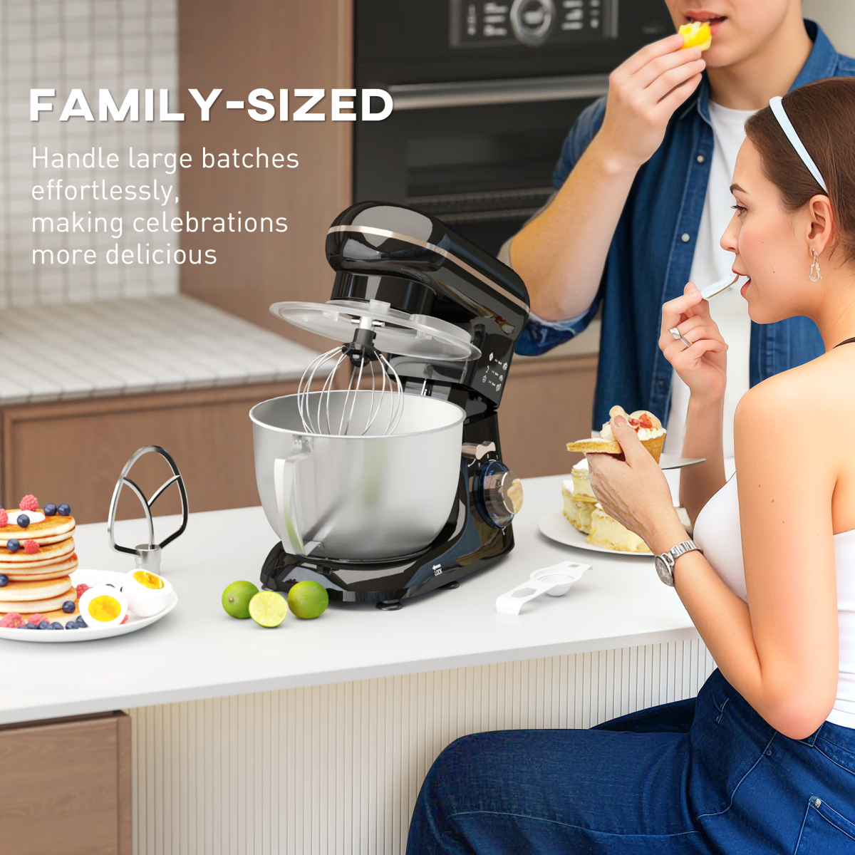cortex-london-windsor-1300w-stand-mixer-4-5l-black-silver-tone