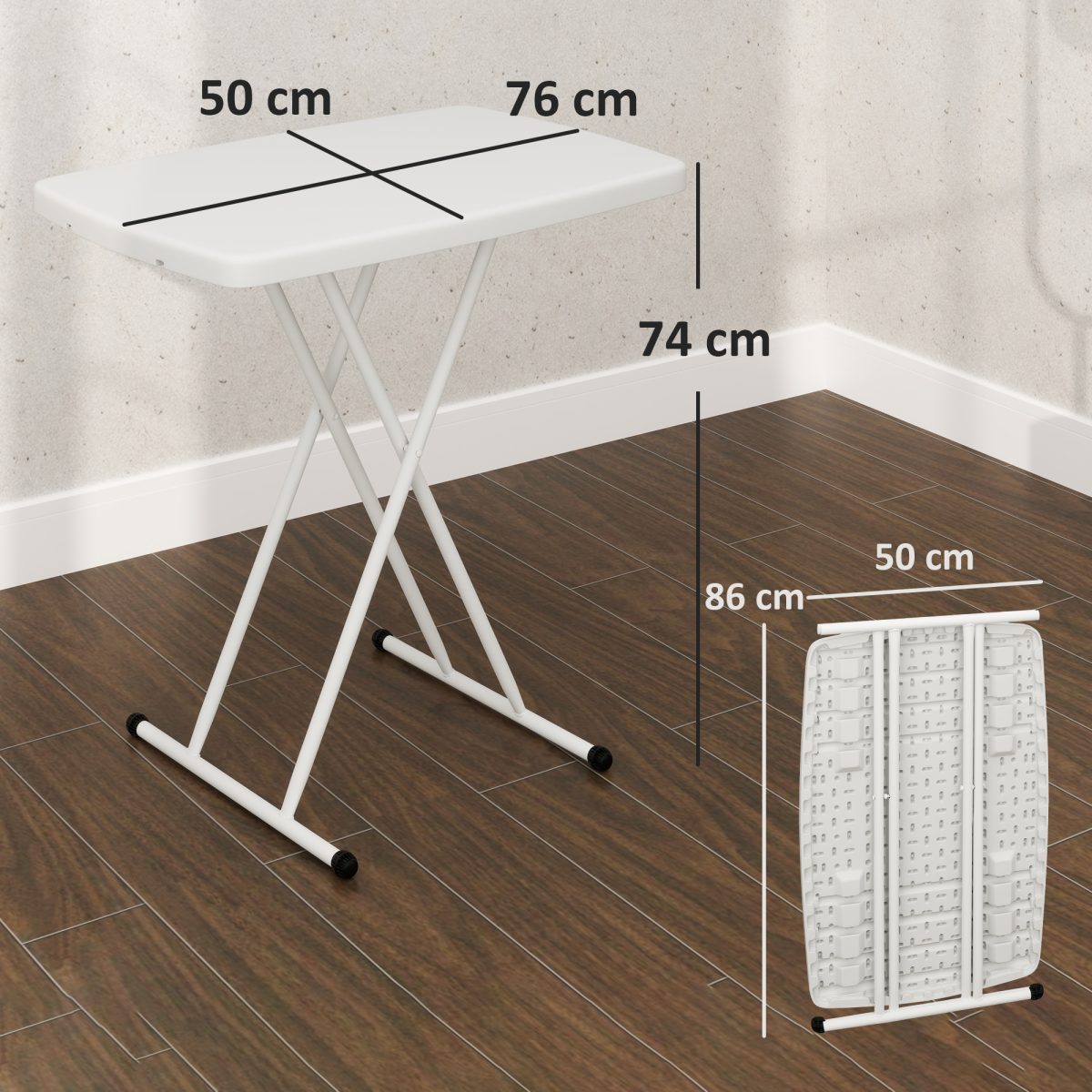 cortex-london-windsor-adjustable-folding-garden-bistro-table-charcoal-grey