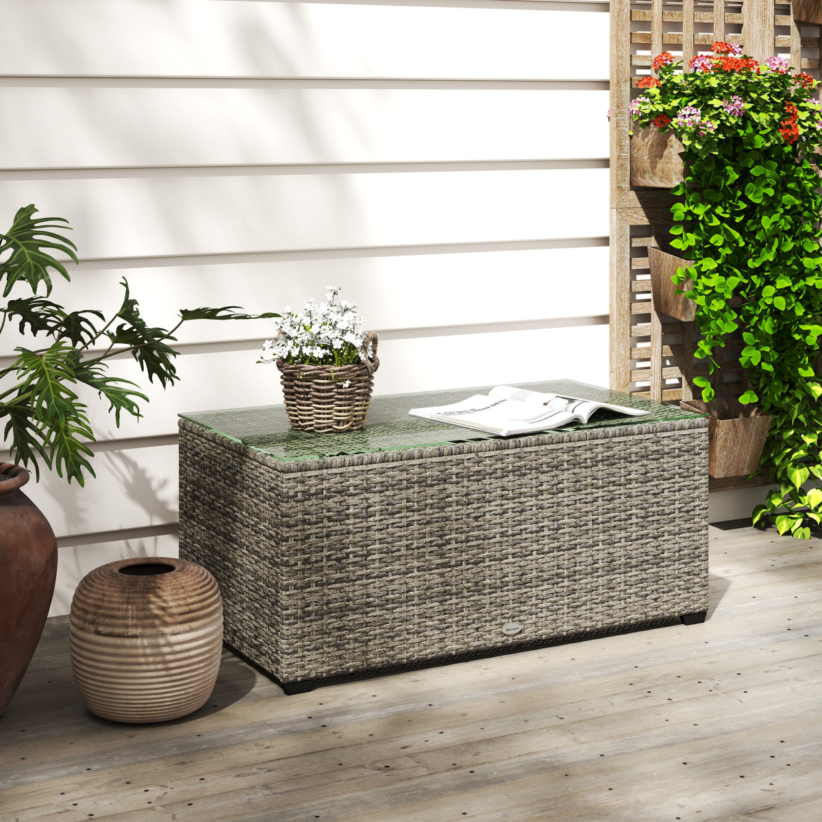 cortex-london-windsor-rattan-glass-garden-coffee-table-brown