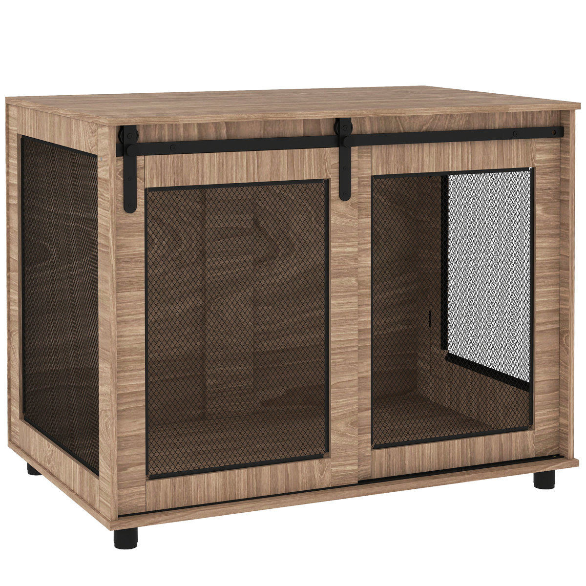 cortex-london-windsor-walnut-brown-dog-crate-side-table-sliding-door