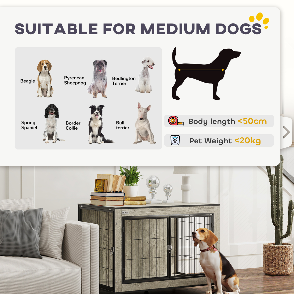 cortex-london-windsor-grey-dog-crate-side-table-on-wheels