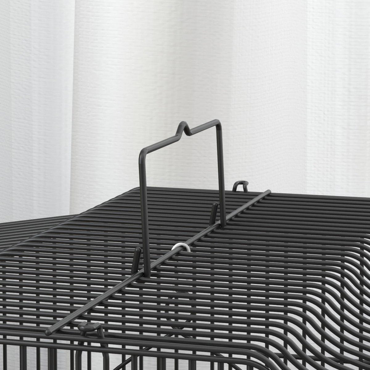 cortex-london-windsor-92cm-large-bird-cage-with-stand-black