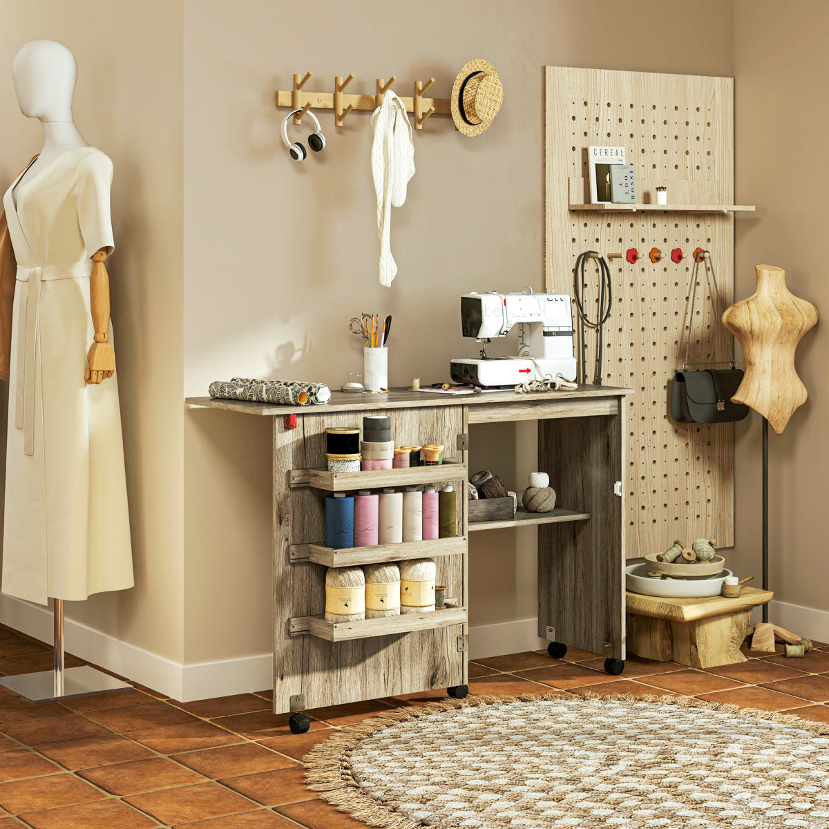 cortex-london-york-folding-sewing-craft-table-grey