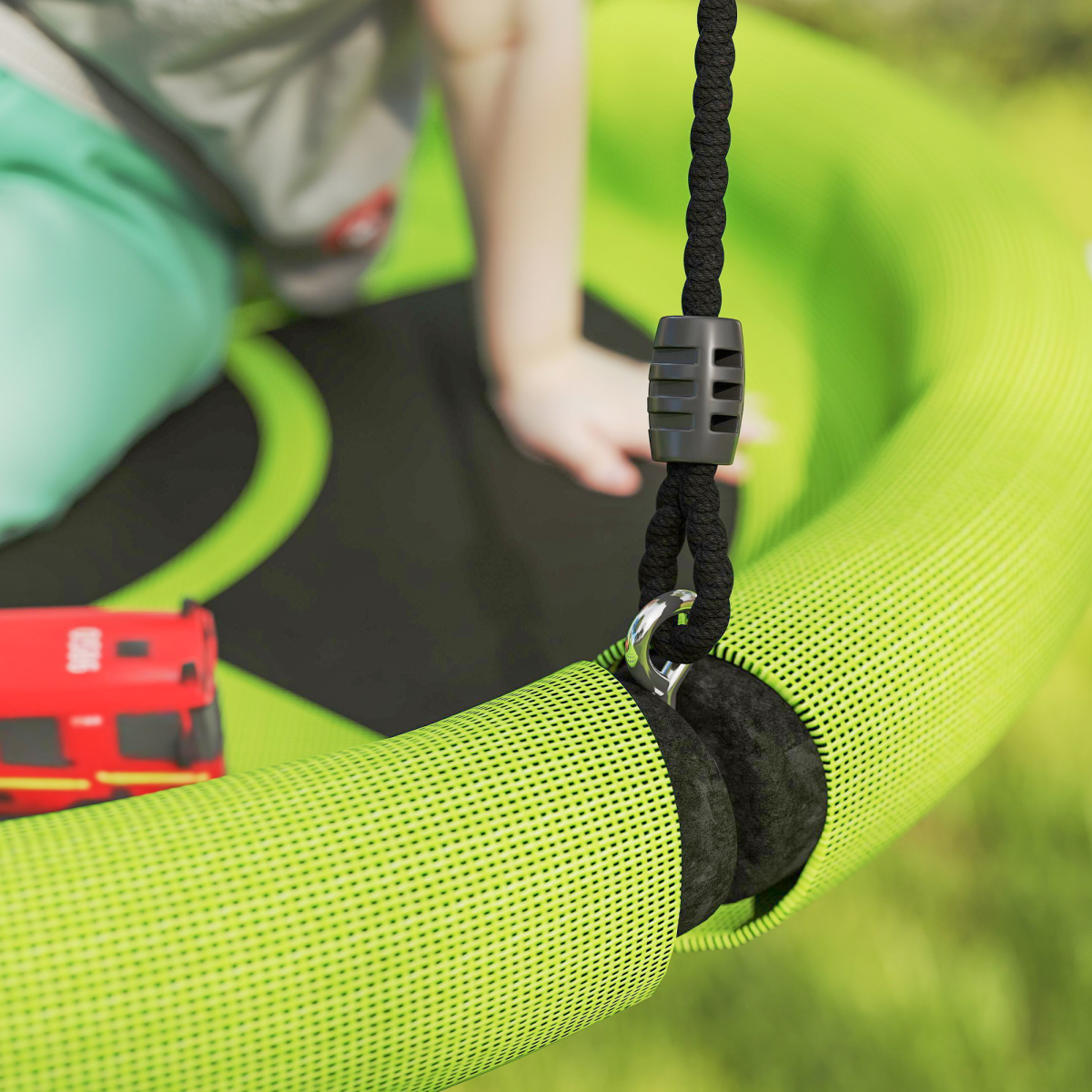 cortex-london-windsor-adjustable-garden-swing-kids-green-black