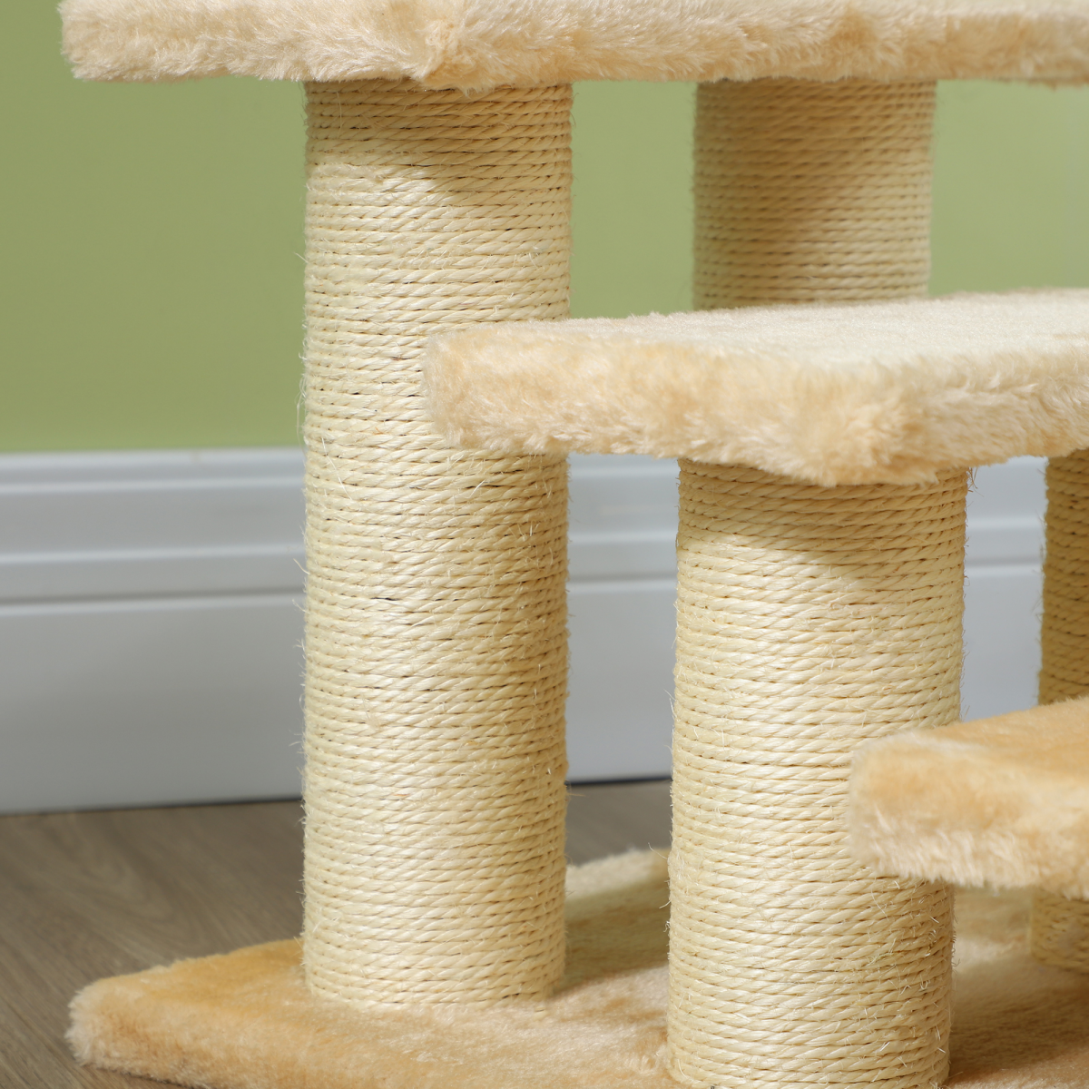 cortex-london-windsor-three-step-pet-stairs-grey-plush-particle-board