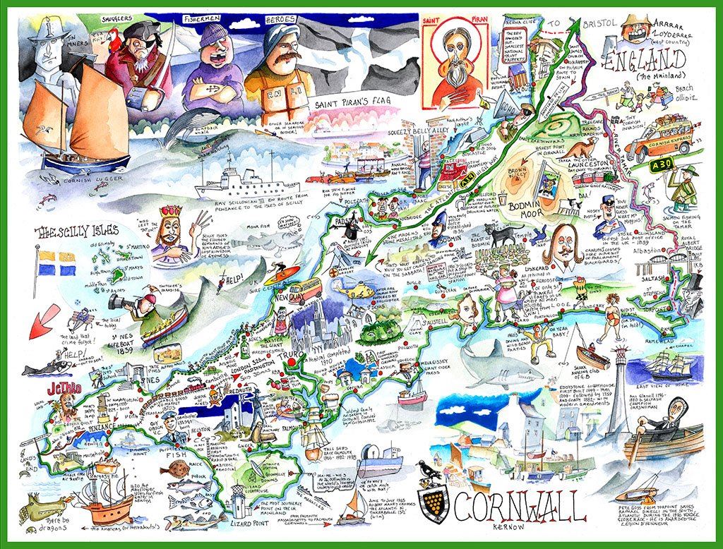 Cornwall - Tim Bulmer 1000 piece Jigsaw