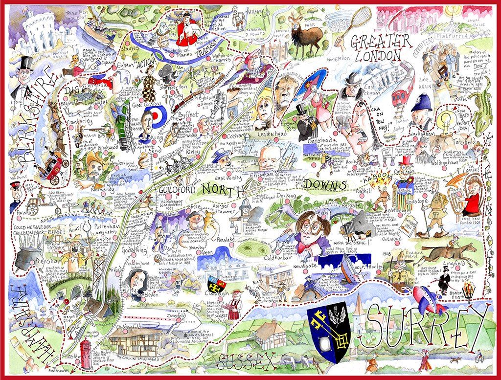 Surrey - Tim Bulmer 1000 piece Jigsaw