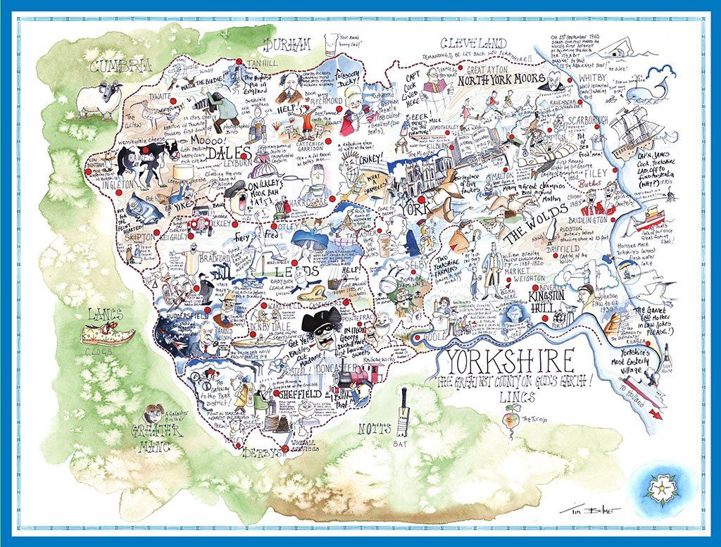 Yorkshire - Tim Bulmer 1000 piece Jigsaw