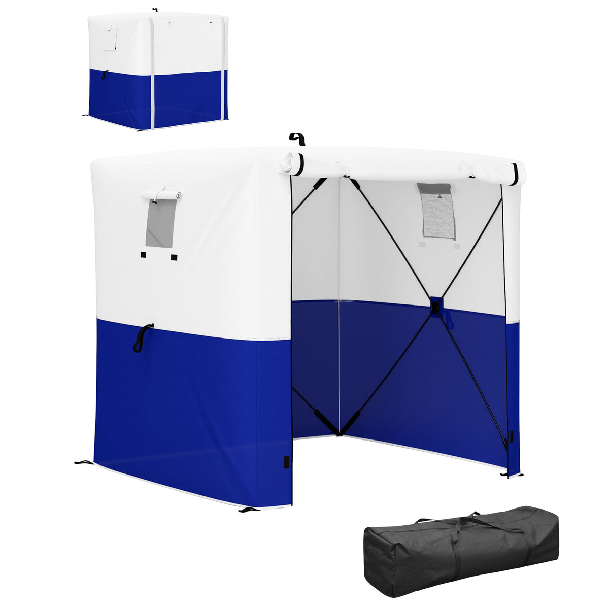 cortex-london-windsor-pop-up-gazebo-with-sides-party-tent-dark-blue-white