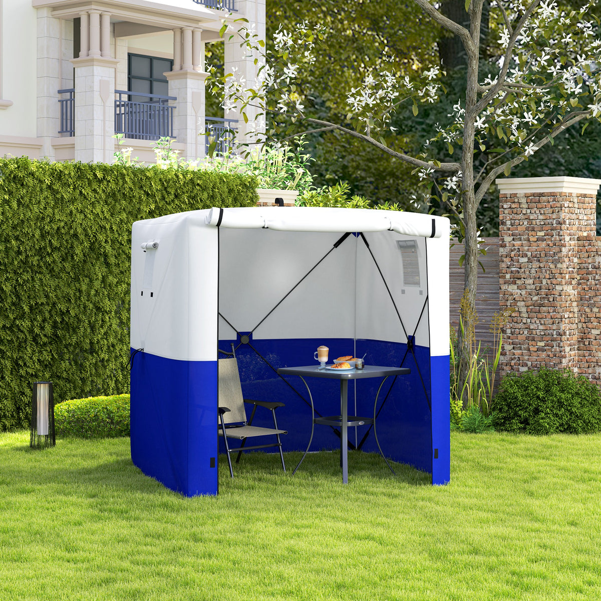 cortex-london-windsor-pop-up-gazebo-with-sides-party-tent-dark-blue-white
