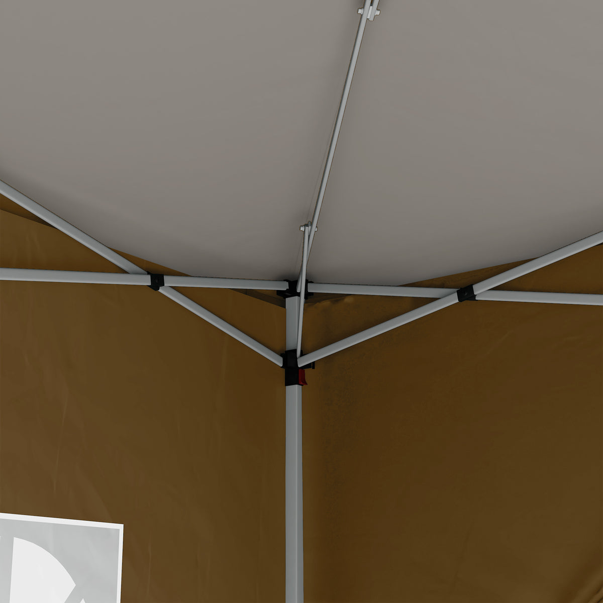 cortex-london-windsor-khaki-pop-up-gazebo-party-tent-3x3m