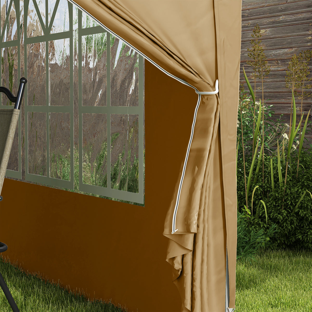 cortex-london-windsor-khaki-pop-up-gazebo-party-tent-3x3m