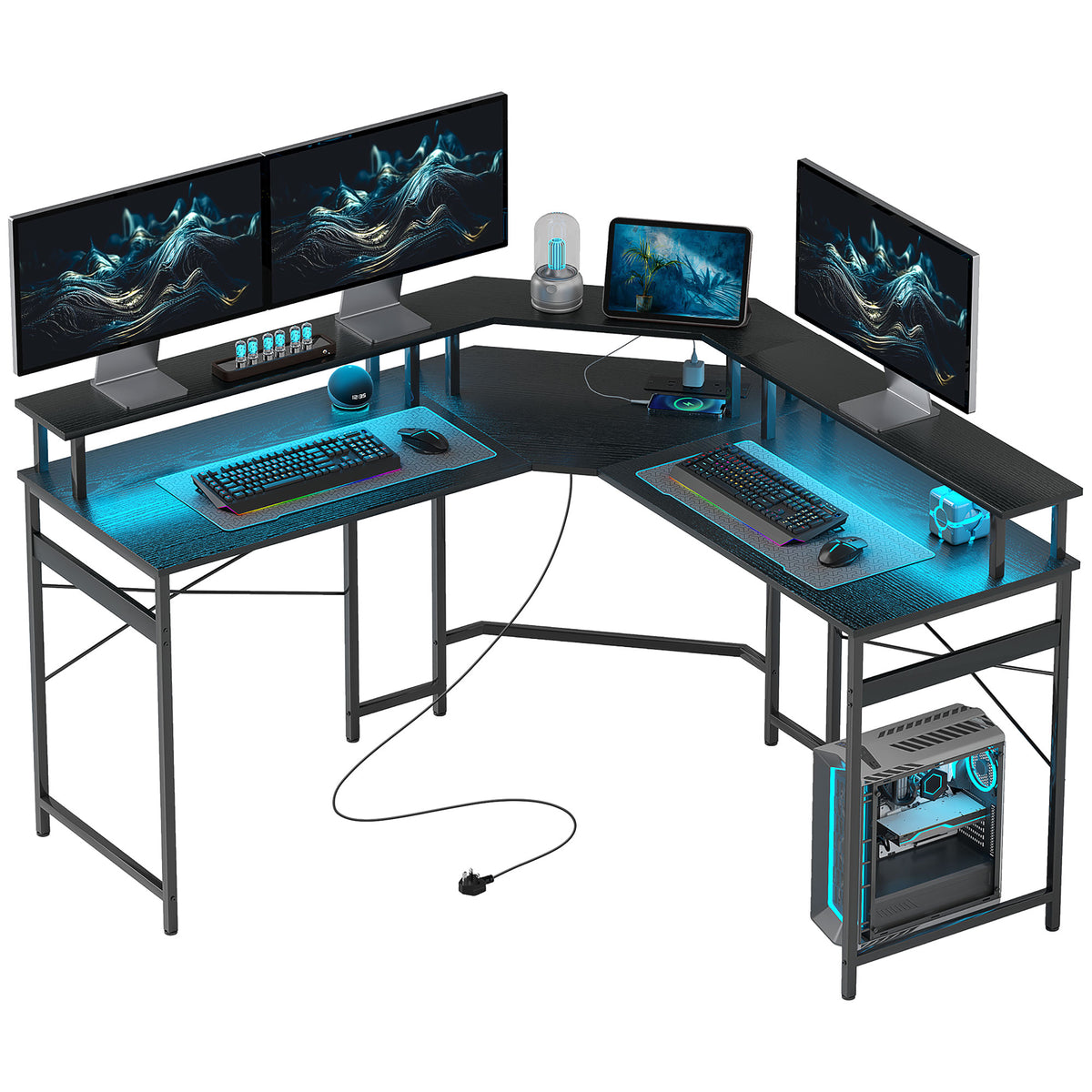 cortex-london-york-l-shaped-computer-desk-black-monitor-stand-led-lights