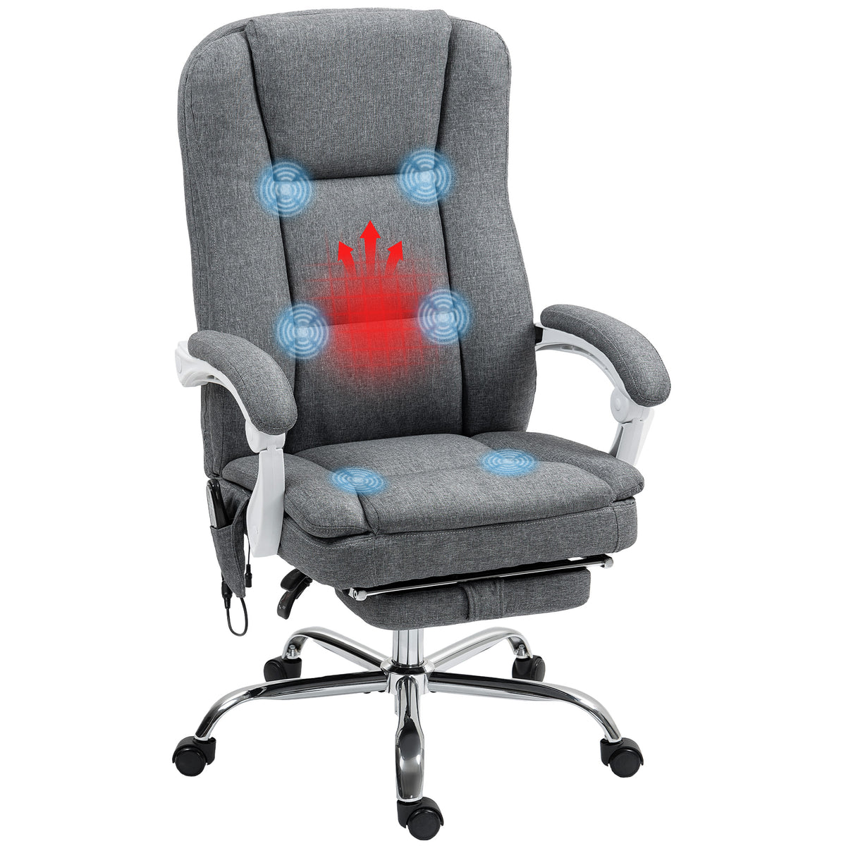 cortex-london-windsor-grey-heated-massage-chair