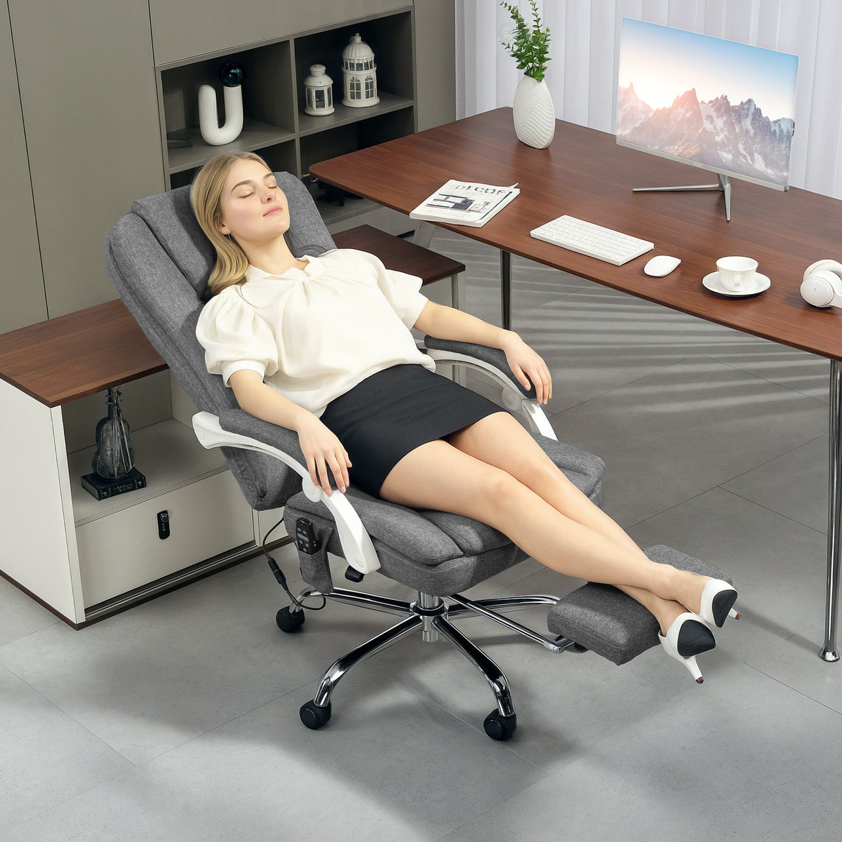 cortex-london-windsor-grey-heated-massage-chair