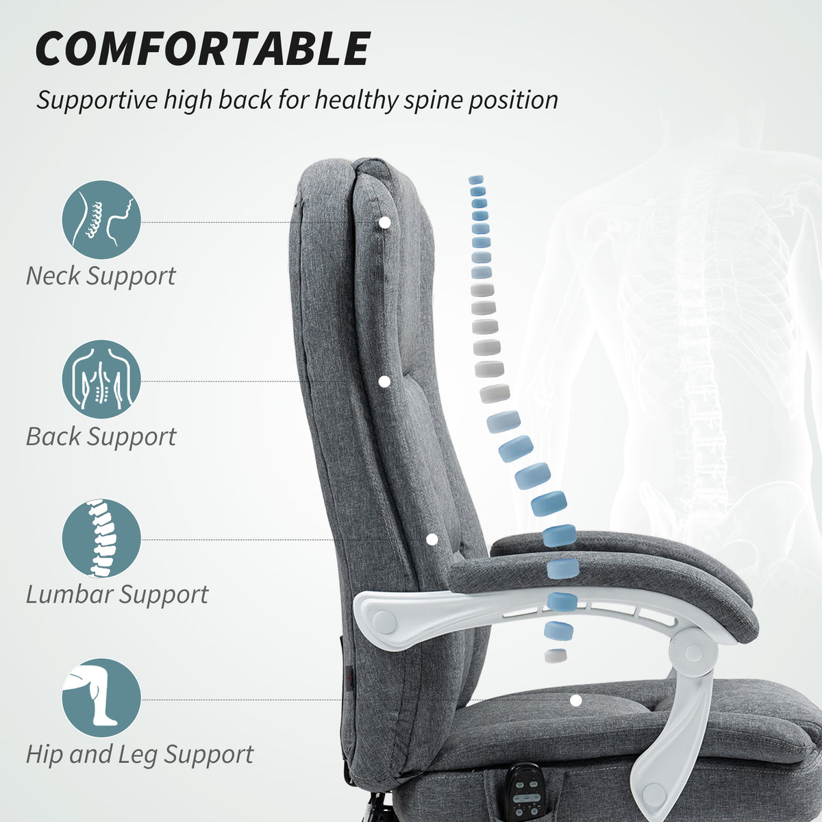 cortex-london-windsor-grey-heated-massage-chair