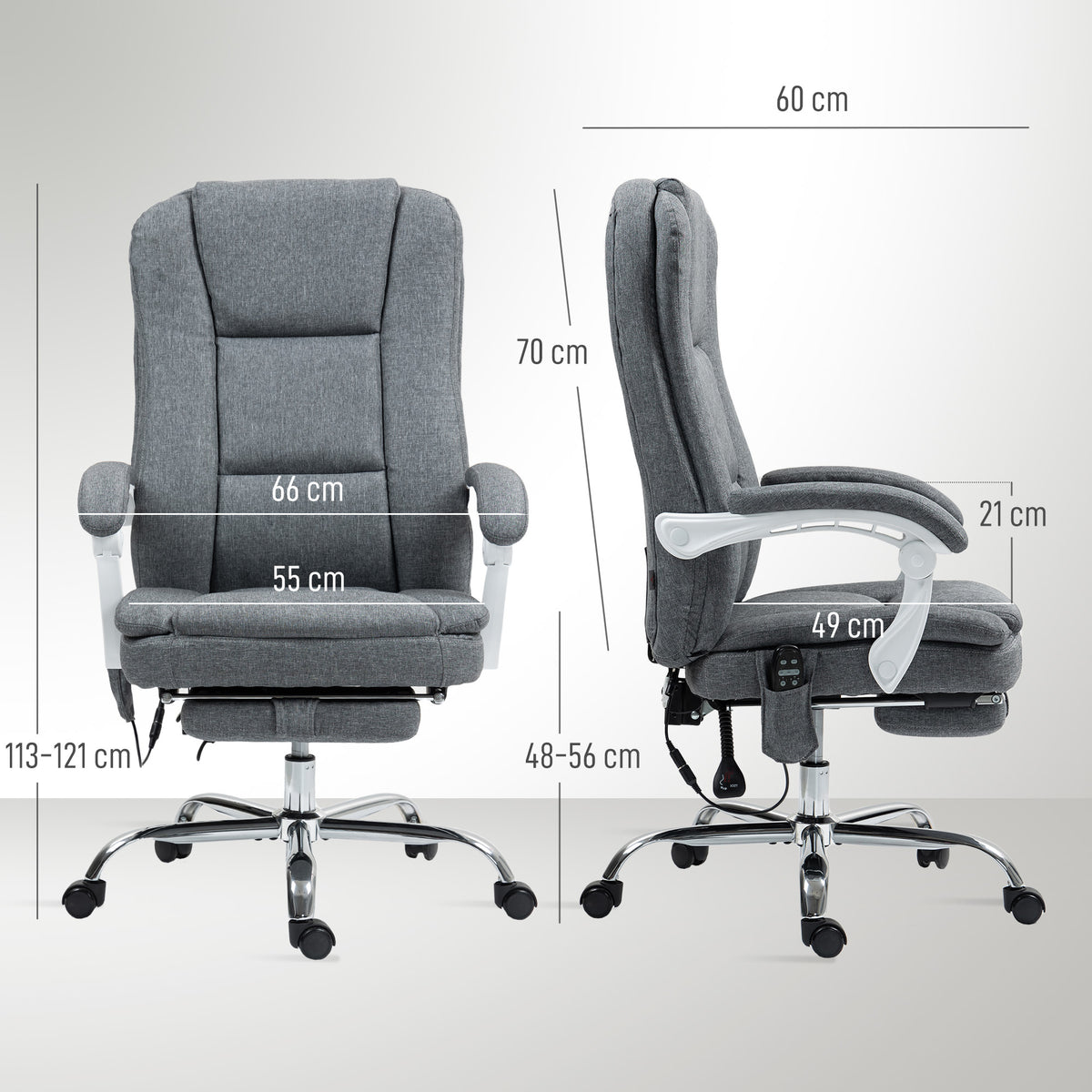 cortex-london-windsor-grey-heated-massage-chair