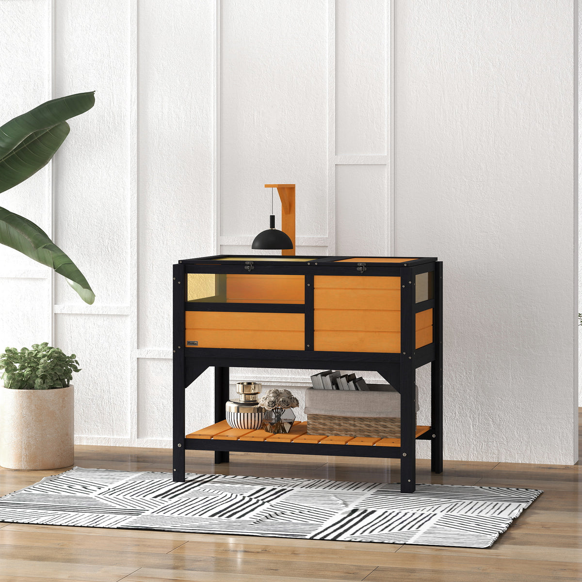 cortex-london-windsor-wooden-tortoise-house-with-run-yellow
