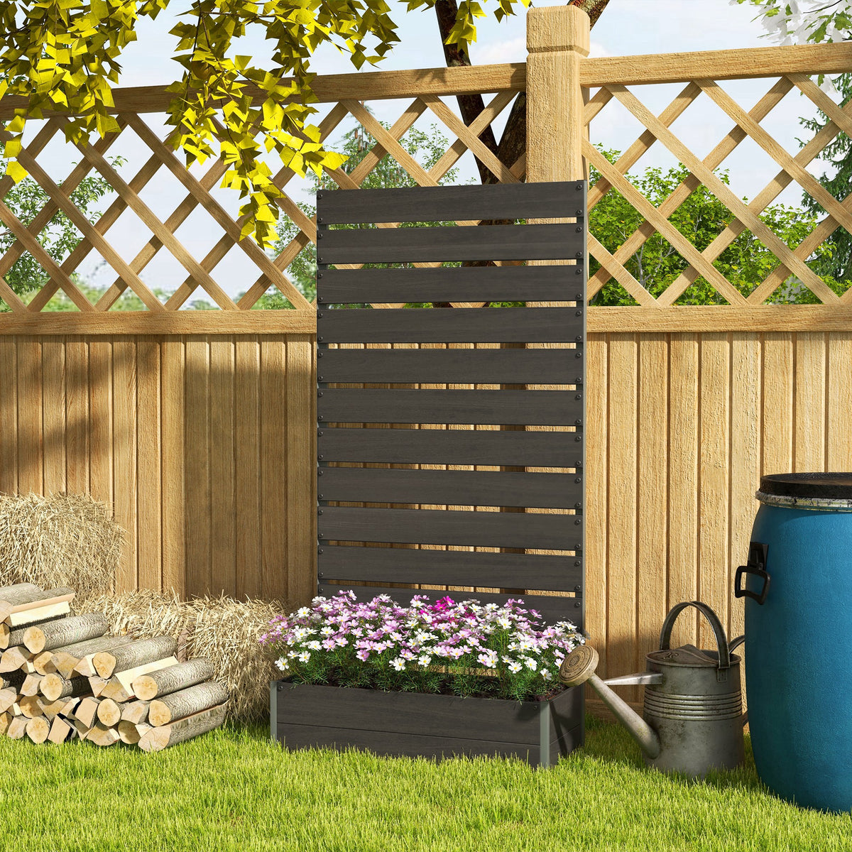 cortex-london-windsor-raised-garden-bed-trellis-black