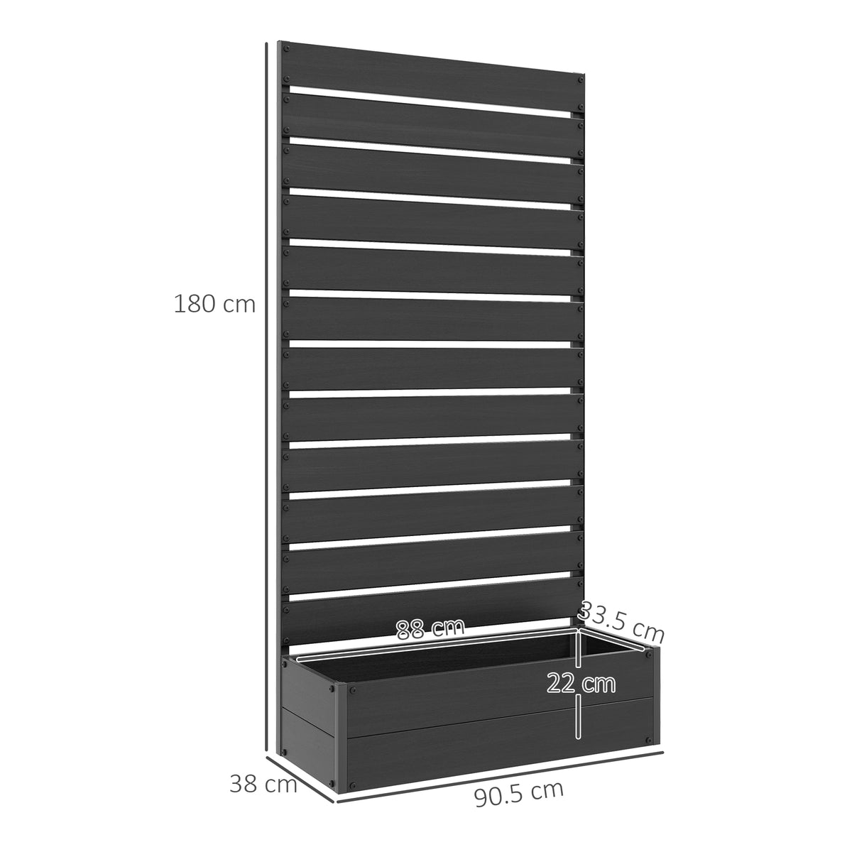 cortex-london-windsor-raised-garden-bed-trellis-black