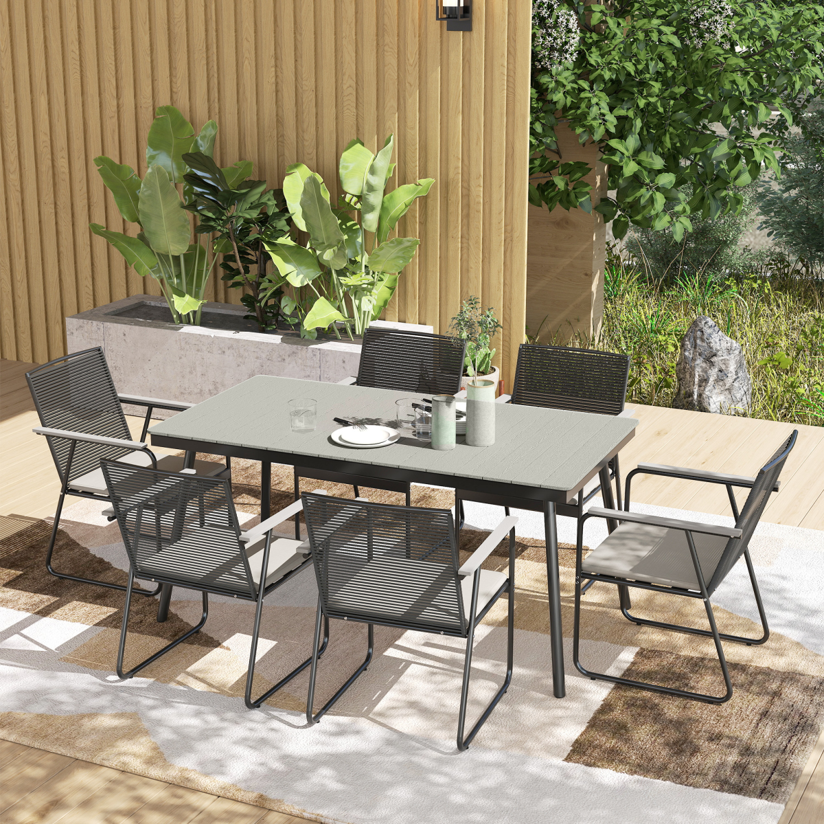 cortex-london-kensington-6-seater-garden-dining-set-cushions-rattan-backrest