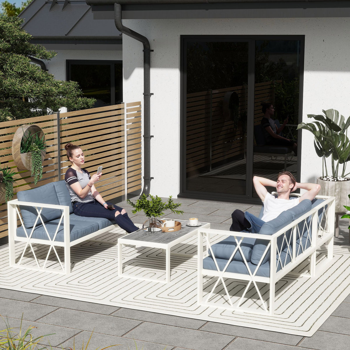 cortex-london-windsor-five-seater-grey-garden-sofa-set-reclining-lounger