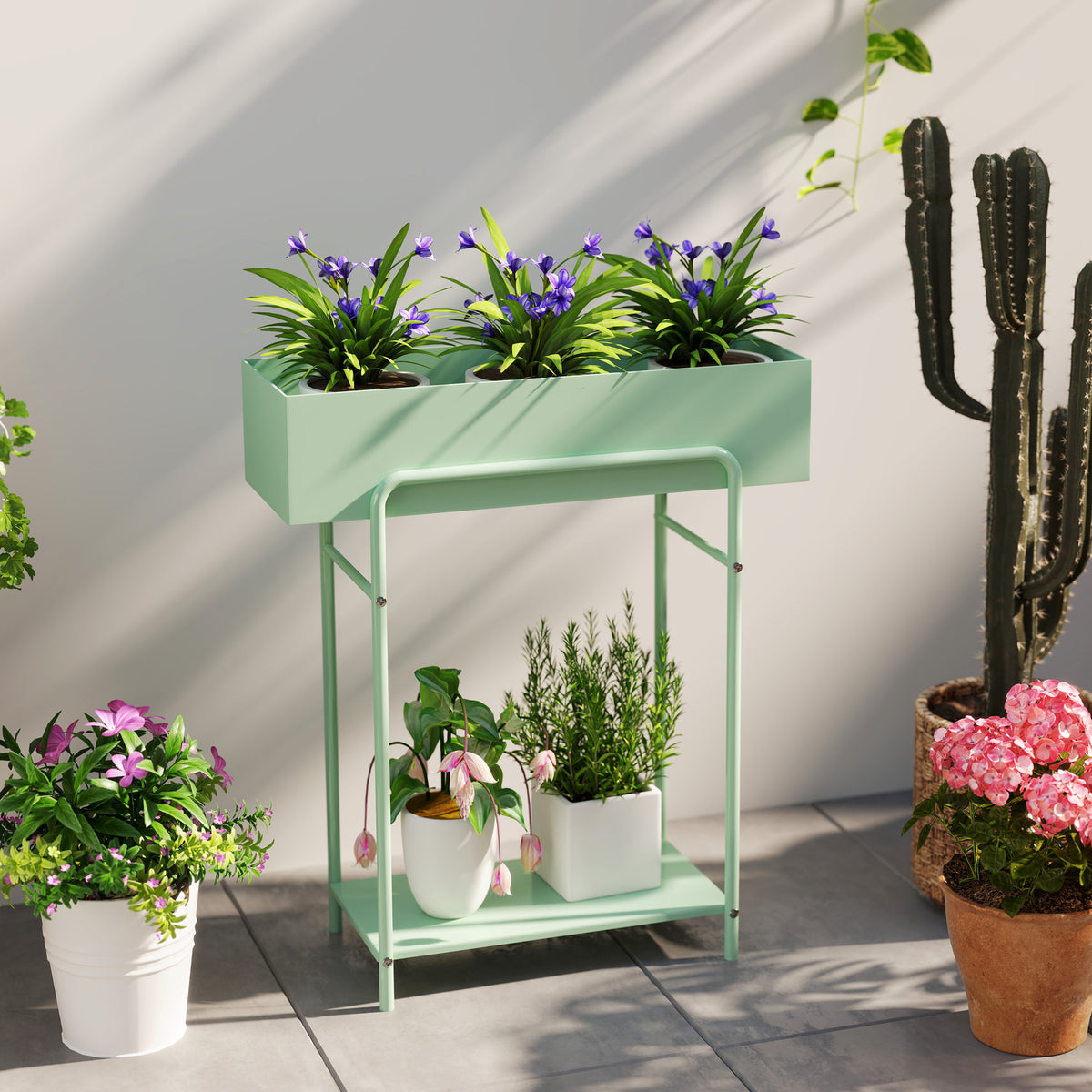 cortex-london-cambridge-green-metal-two-tier-plant-stand