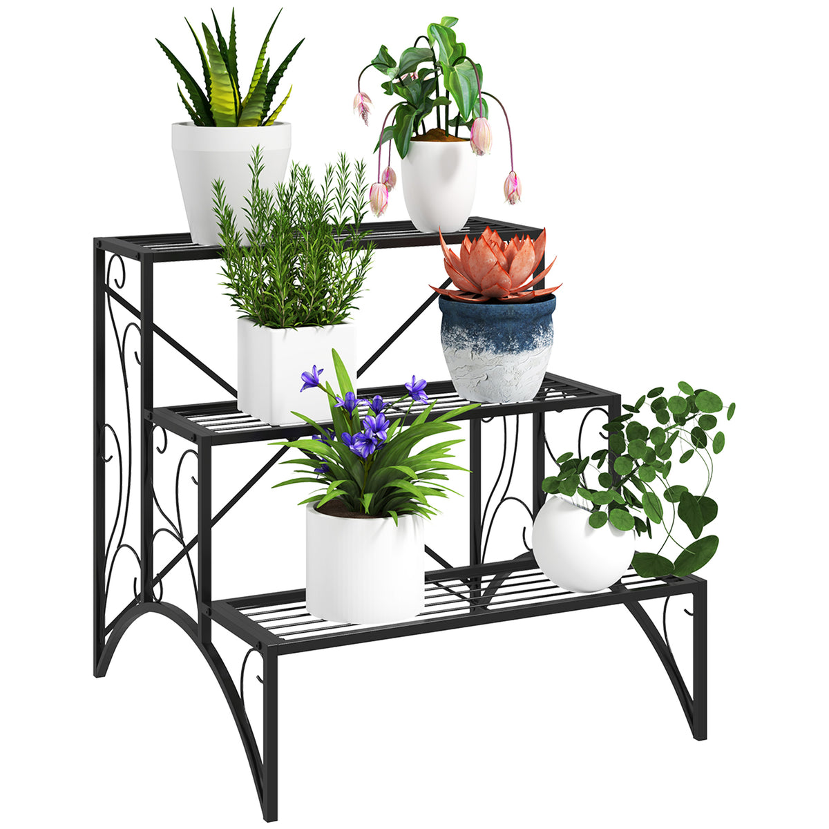 cortex-london-york-three-tier-black-metal-plant-stand