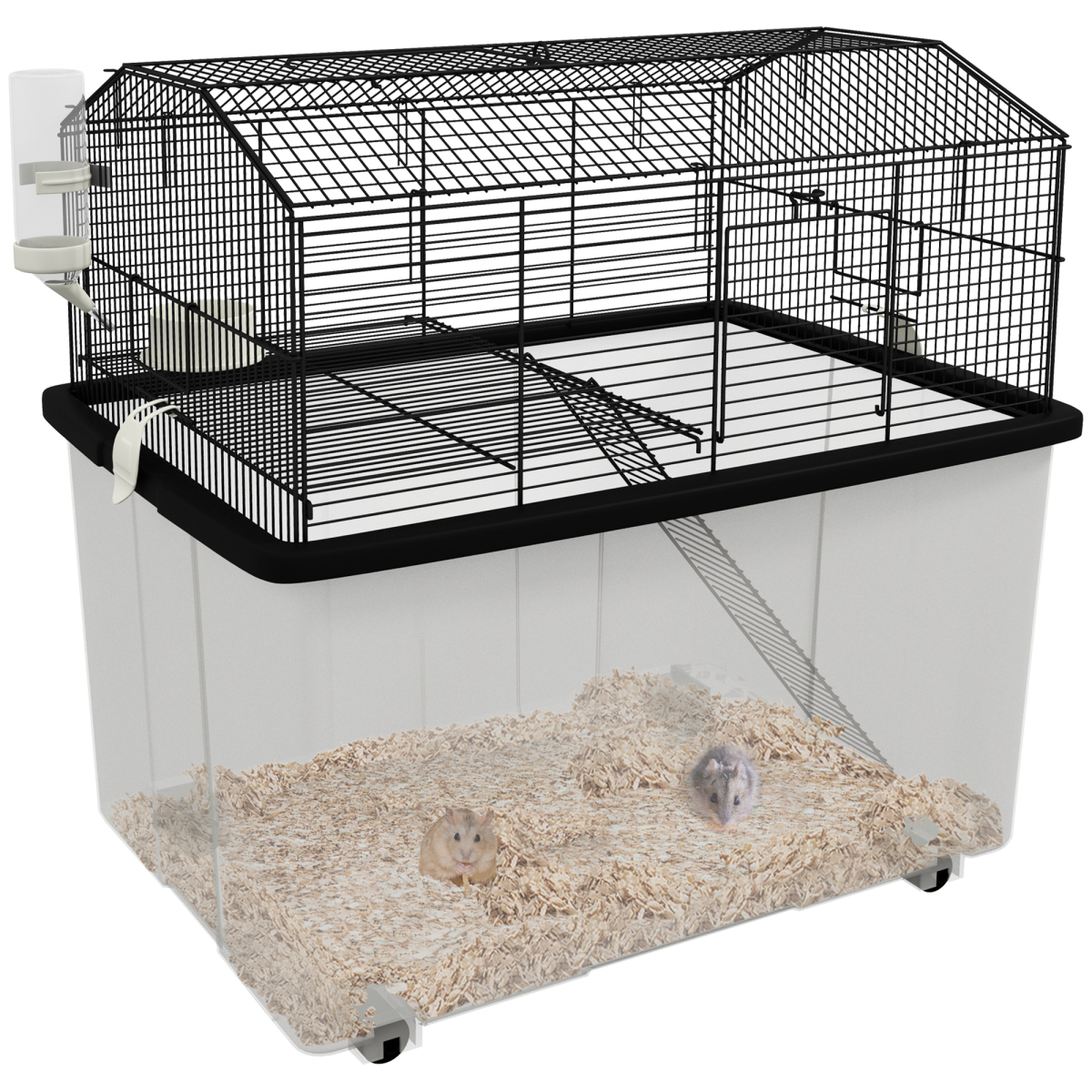 cortex-london-windsor-three-tier-hamster-gerbil-cage-black-steel-pp