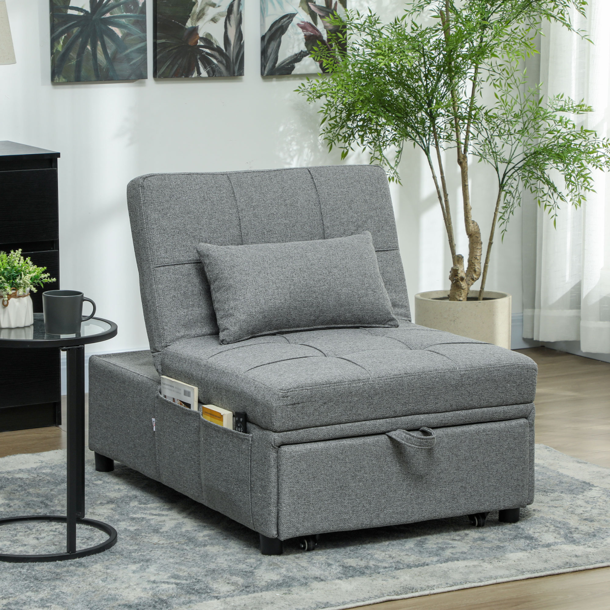 cortex-london-windsor-4-in-1-pull-out-sleeper-chair-bed-charcoal-grey