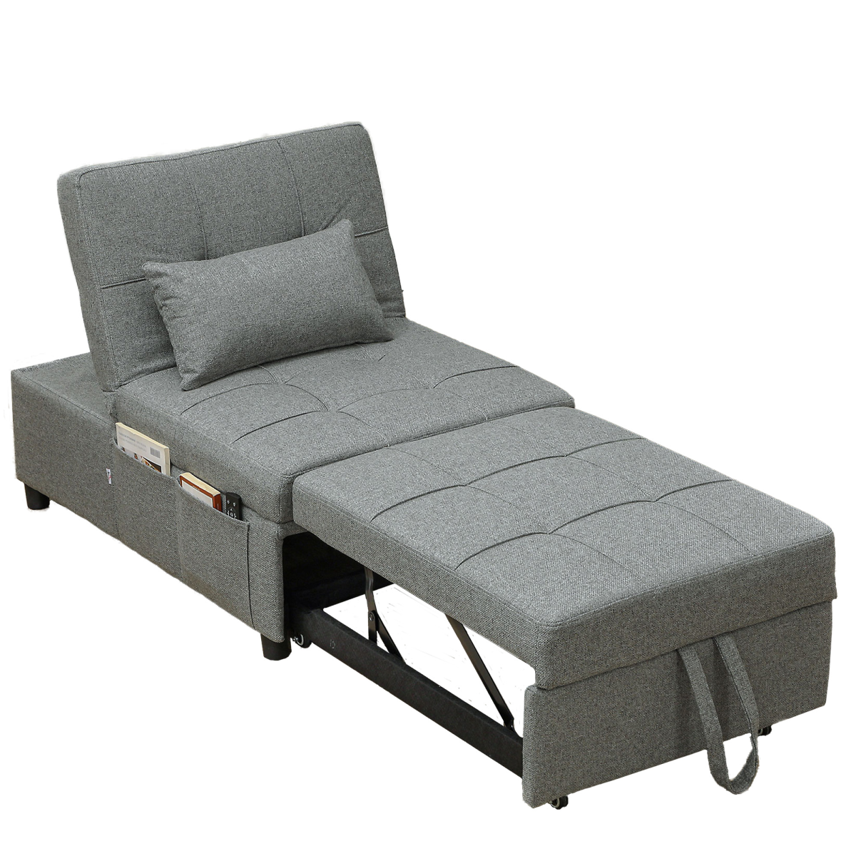 cortex-london-windsor-4-in-1-pull-out-sleeper-chair-bed-charcoal-grey