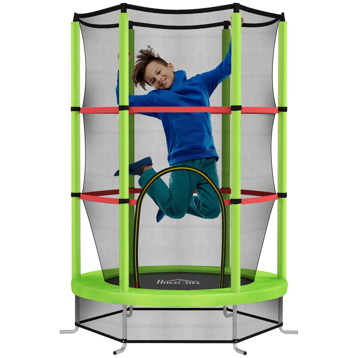 cortex-london-windsor-kids-trampoline-bouncer-enclosure-green