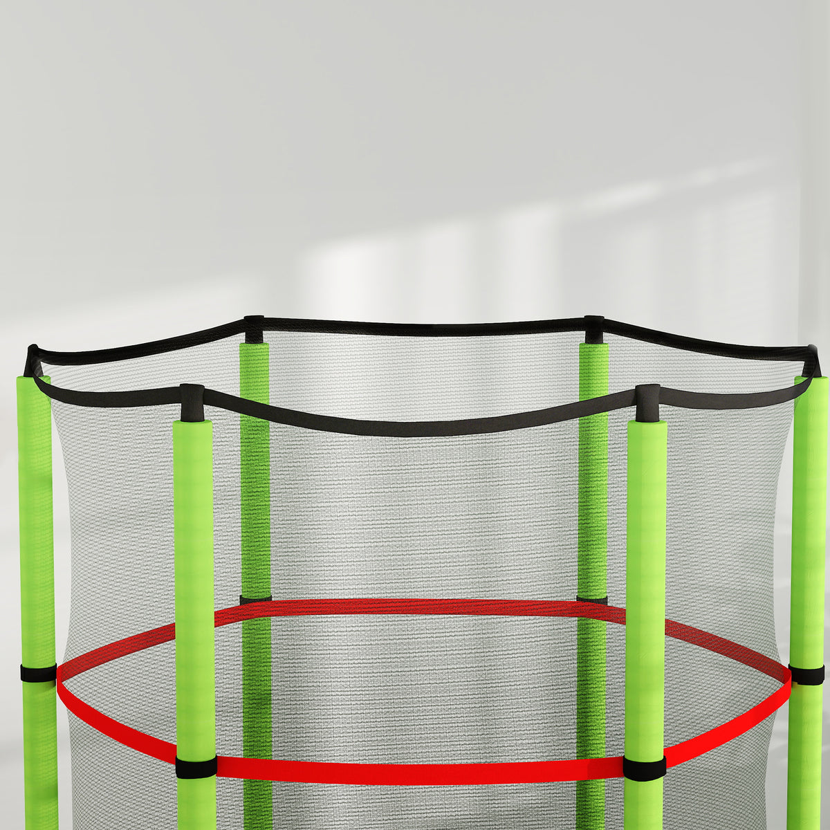 cortex-london-windsor-kids-trampoline-bouncer-enclosure-green