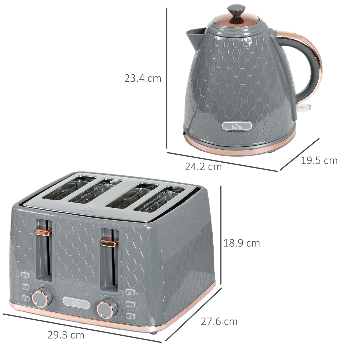 cortex-london-windsor-beige-honeycomb-kettle-and-two-slice-toaster-set